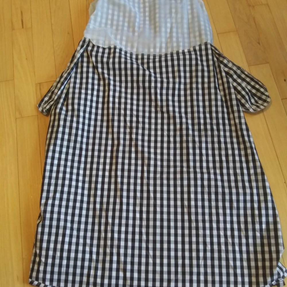 NWT Anne Klein Gingham Check Midi Dress size 16 - Picture 12 of 13